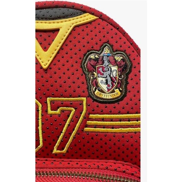 Loungefly Harry Potter Quidditch Uniform Cosplay Double Shoulder Bag Backpack main image 4